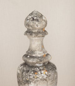 Pair of 19th Century French Limestone Finials