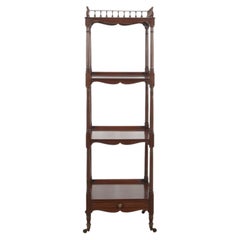 19th Century Regency Mahogany Etagere
