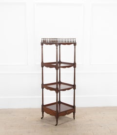 19th Century Regency Mahogany Etagere