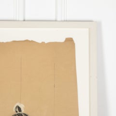 Französisches Bild aus dem 19. Jahrhundert mit Rahmen, Motiv „Schwarze Rose“ von Bianchini-Ferier