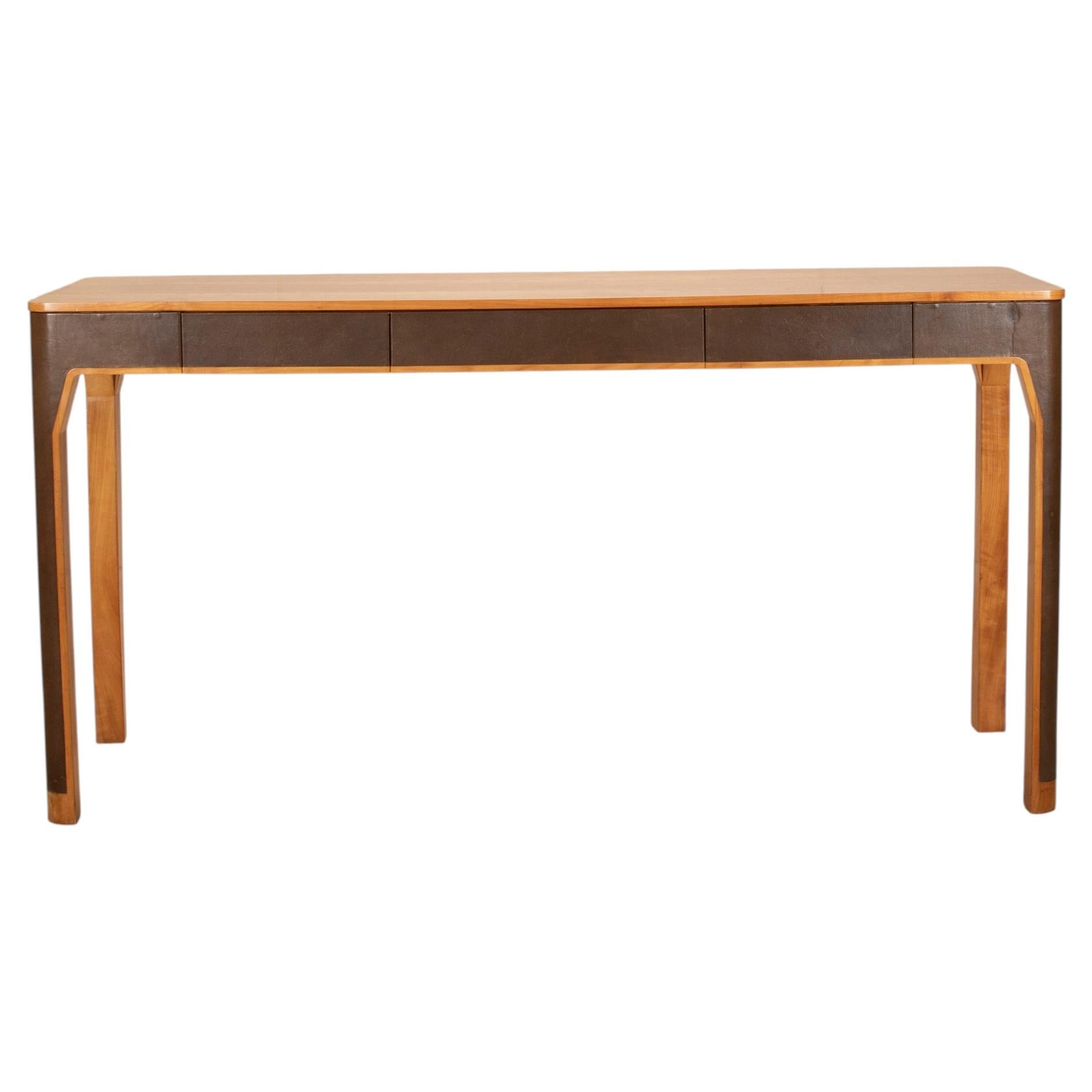 20th Century English John Makepeace Cherrywood Console Table