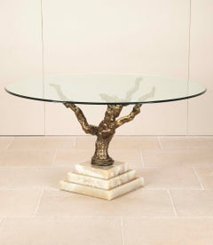 1960s Spanish Bronze Tree Centre or Dining Table