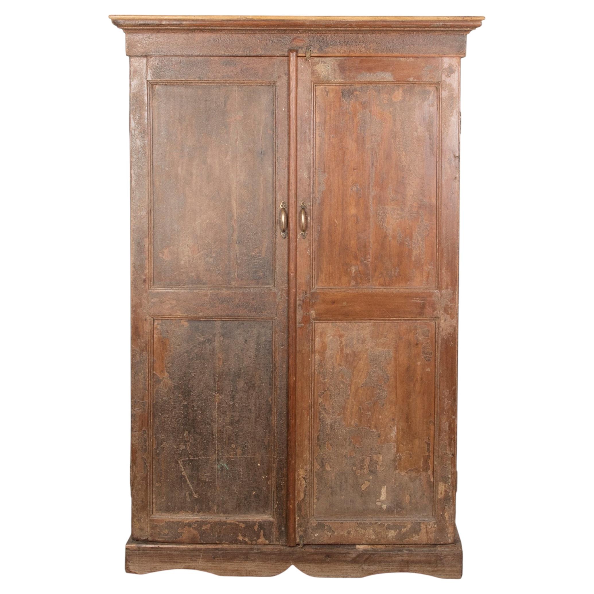 Large 18th Century Georgian Cupboard For Sale