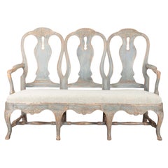 19th Century Swedish Rococo Sofa