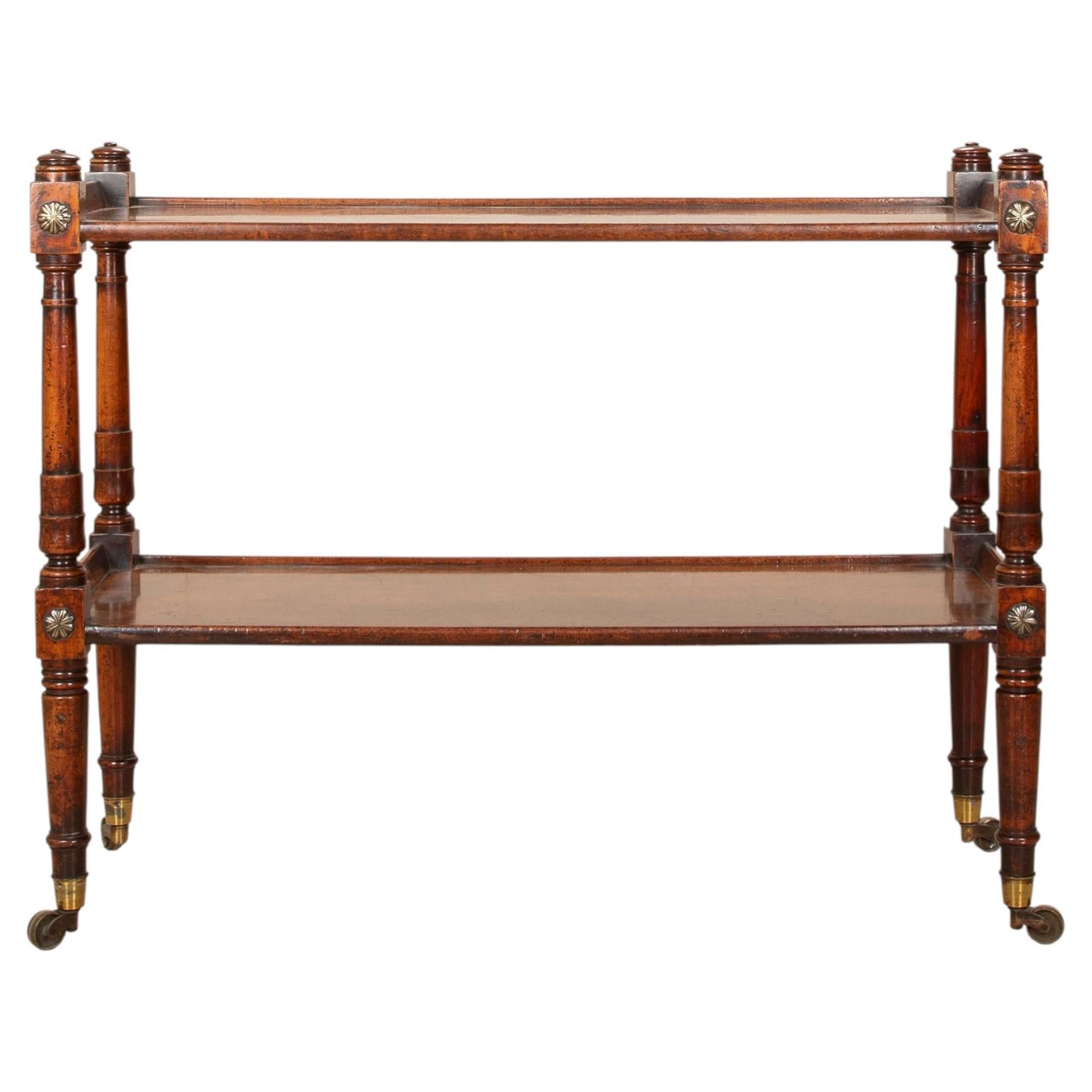 Regency Mahogany Etagere For Sale