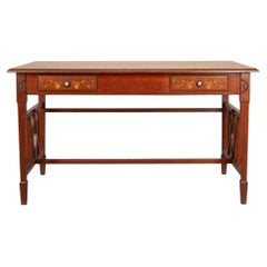 Late 19th Century Colonial Arts & Crafts Hardwood and Inlaid Centre Table