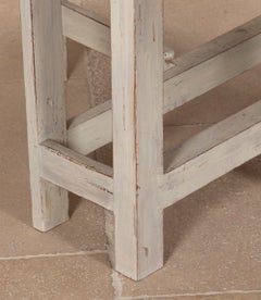 19th Century Swedish Country Gate Legged Drop Leaf Table