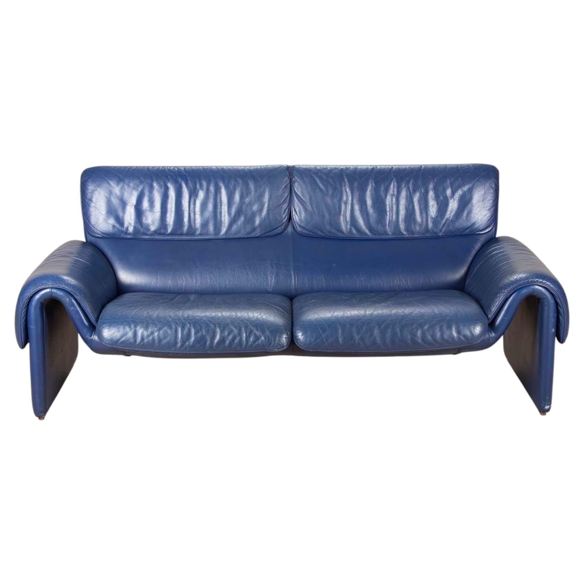 1980s De Sede DS-2011 Two Seater Sofa