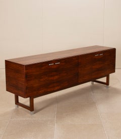 1960s Danish Rosewood and Aluminium Sideboard