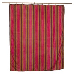 Late 19th Century Uzbek Silk Ikat Panel