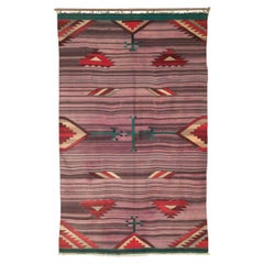 20th Century Mexican Flatweave Rug