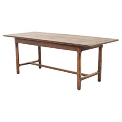 18th Century English George III Oak Farmhouse Table