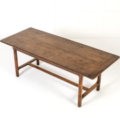 18th Century English George III Oak Farmhouse Table