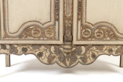 18th Century French Painted Armoire