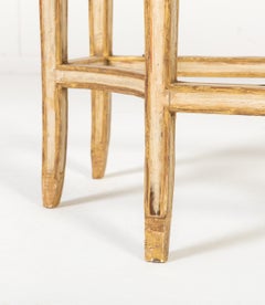 19th Century Italian Paint and Gilt Console Table