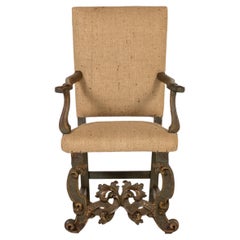 17th Century Italian Baroque Armchair