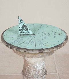 Early 20th Century English Carved Marble Sundial