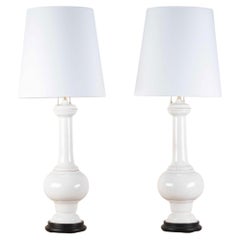 Pair of Mid-20th Century Spanish Ceramic Table Lamps
