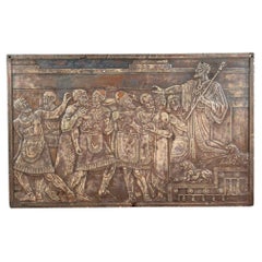 Early 20th Century Plaster Relief Depicting the Justice of King Soloman