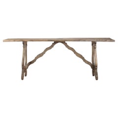 Late 19th Century French Chestnut Console