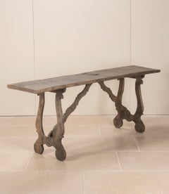 Late 19th Century French Chestnut Console