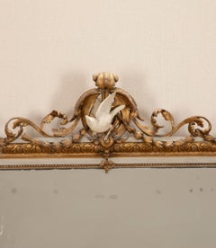 19th Century English Overmantle Mirror