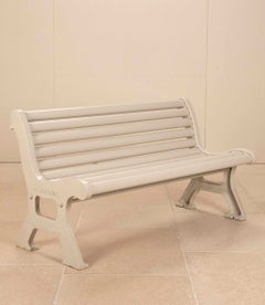 Original 1930s ‘Le Centaure’ Metal Park Bench