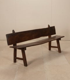 18th Century Spanish Walnut Bench