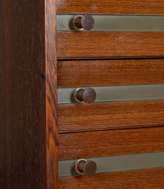 Pair of Mid-Century Italian Rosewood Side Cabinets