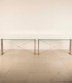 Pair of 20th Century Modernist Consoles by Peter Ghyczy