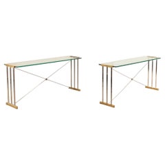 Pair of 20th Century Modernist Consoles by Peter Ghyczy
