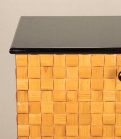 Mid-Century Italian Lacquered Wooden Drinks Cabinet