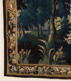 Large Early 18th Century French Verdure Tapestry