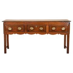 Late 18th Century Oak Serving Table Dresser Base