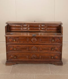 17th Century Italian Secretaire Chest