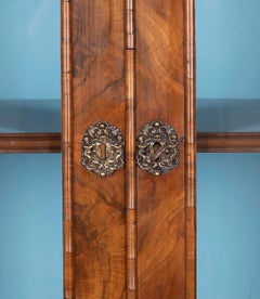 18th Century Queen Anne Walnut Cabinet on Stand