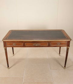 19th Century French Three Drawer Writing Table