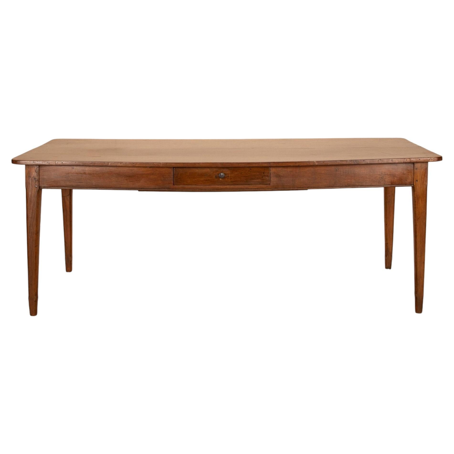 Large 19th Century French Oak Farmhouse Table