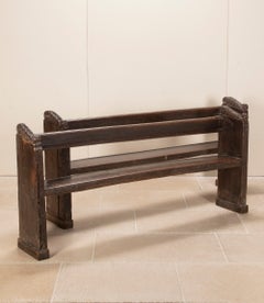 Pair of Early 17th Century James I Carved Oak Benches