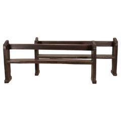 Pair of Early 17th Century James I Carved Oak Benches