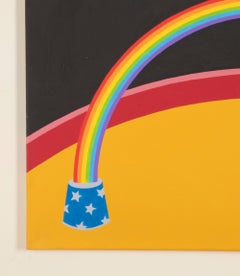 Contemporary British Acrylic on Canvas 'Hoopla' by Patrick Hughes, 2011