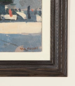 20th Century English Oil on Board Painting 'Campo Santa Maria Formosa'
