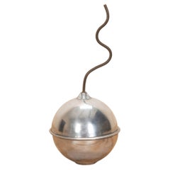 Late 20th Century Aluminium and Brass 'Bomb' Sculpture by Clive Barker