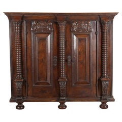 Early 18th Century Italian Walnut Cabinet