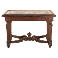 19th Century Italian Walnut Centre Table