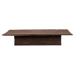 19th Century Italian Chestnut Low Table with Earlier Top