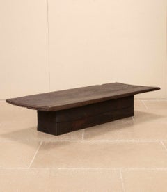19th Century Italian Chestnut Low Table with Earlier Top