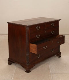 19th Century George III Red Walnut Chest of Drawers