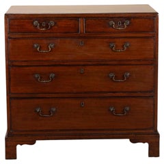 Commode à couvercle de type « caddy » en acajou anglais du XIXe siècle