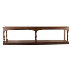 Large 19th Century Painted Serving Table